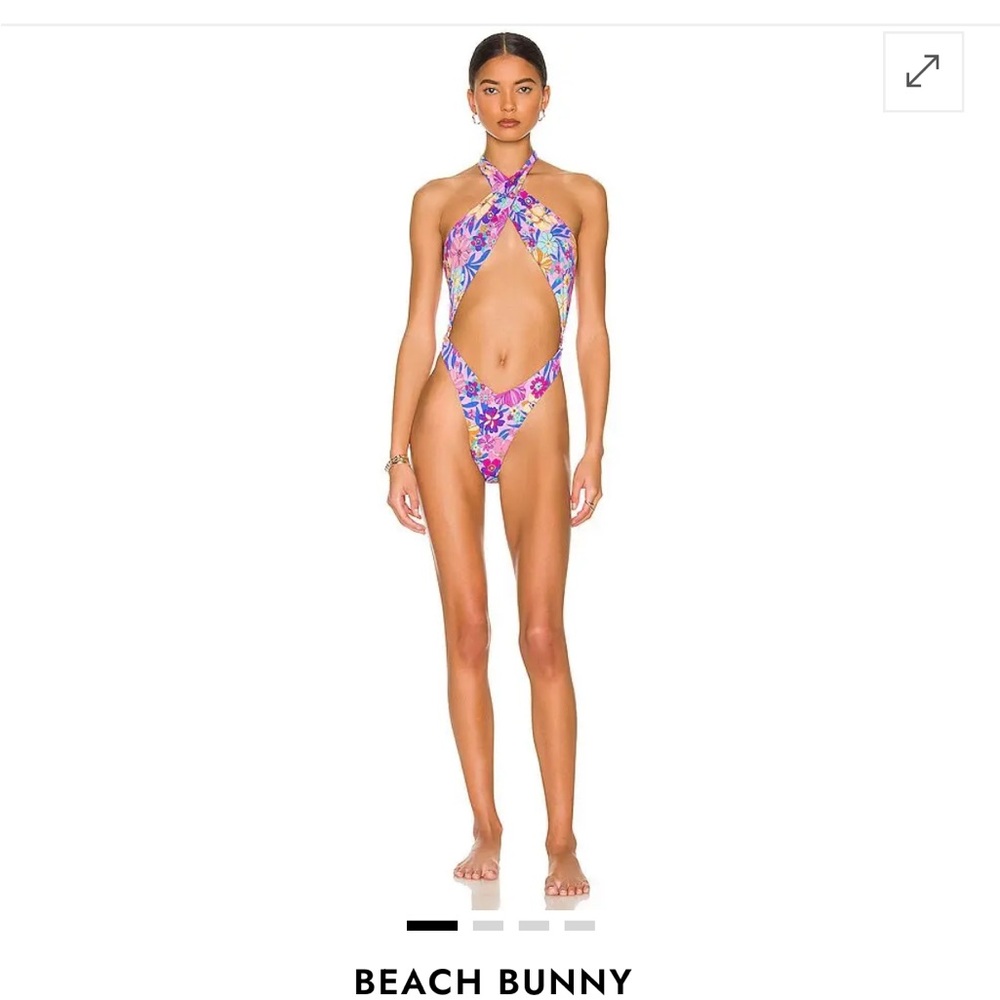 NWT Beach Bunny Sybil Wrap One Piece - Reversible - size Small